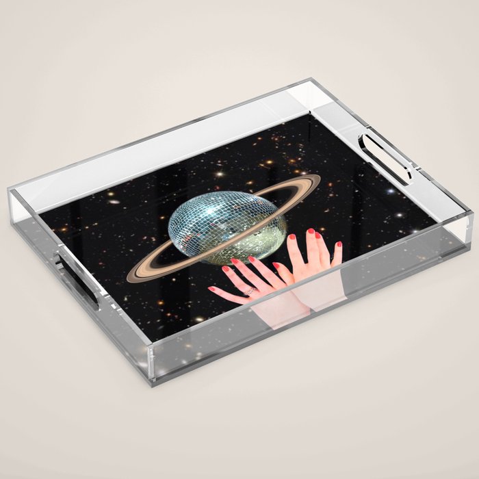 Saturn Disco Acrylic Tray Gallery Image 1