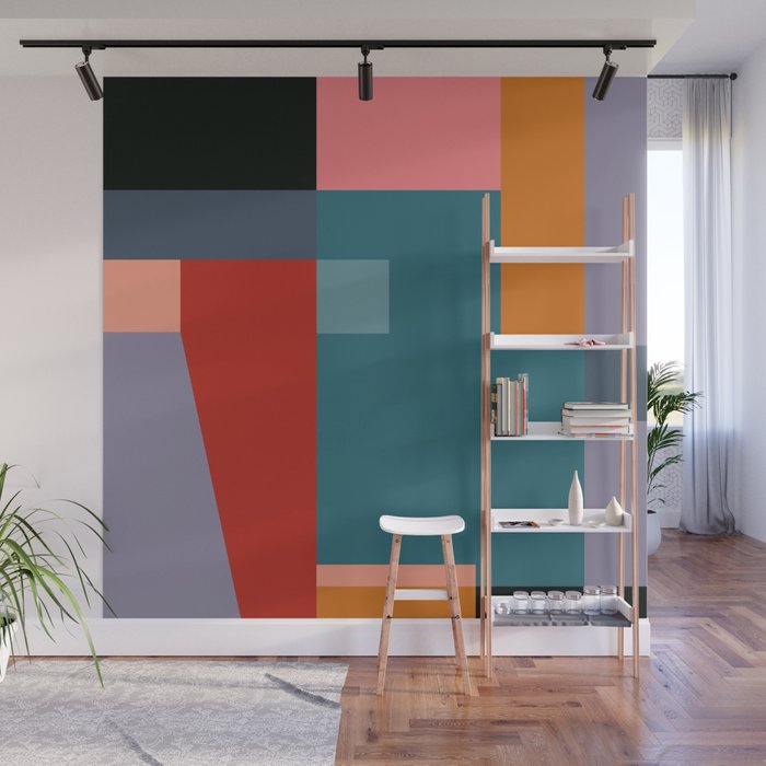 geometric abstract 252 Wall Mural Gallery Image 1