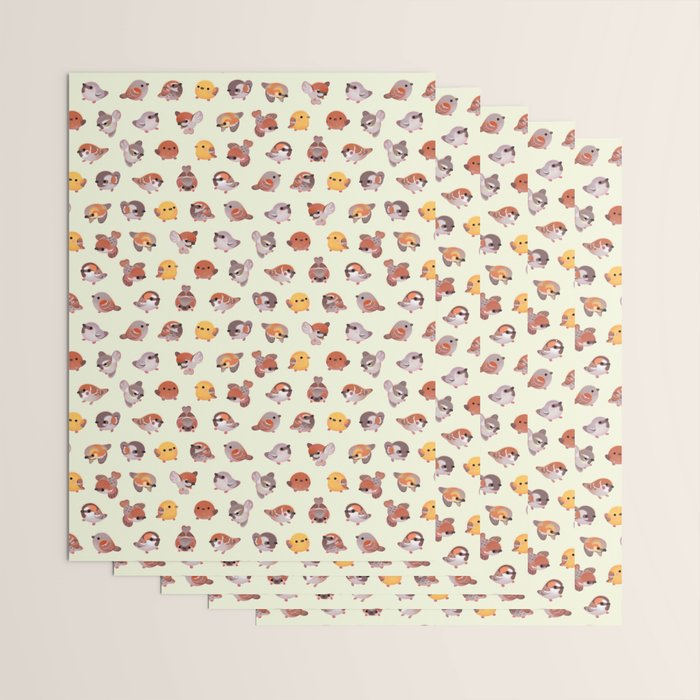 Sparrow (Passer) Wrapping Paper Gallery Image 3