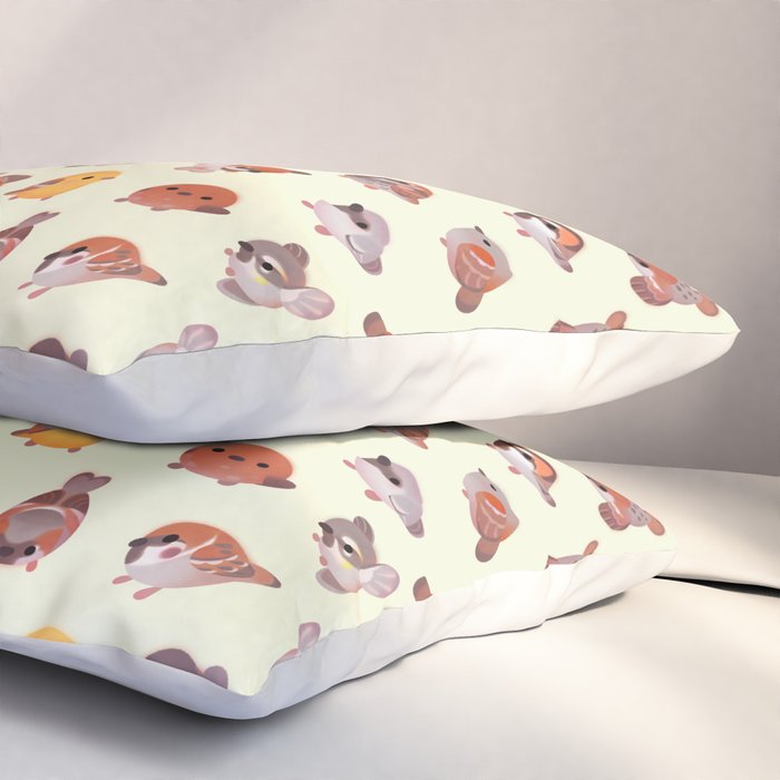 Sparrow (Passer) Pillow Sham Gallery Image 3