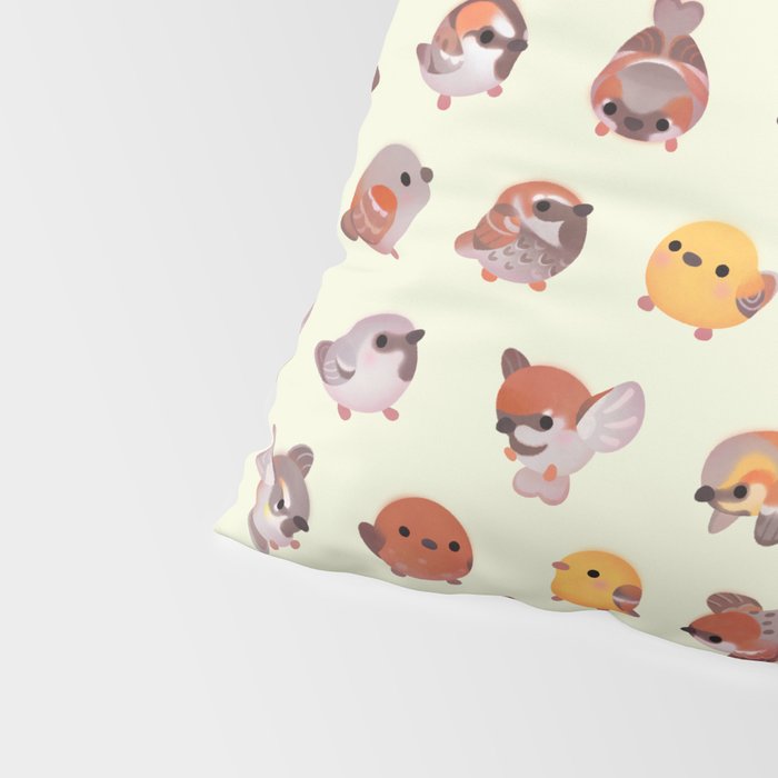 Sparrow (Passer) Pillow Sham Gallery Image 4