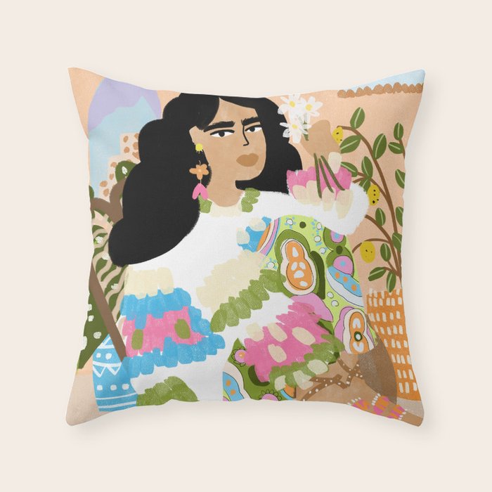 Sweater Weather Throw Pillow Gallery Image 1