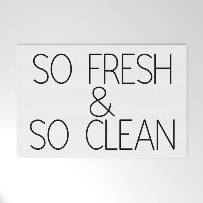 So Fresh & So Clean Welcome Mat Gallery Image 1