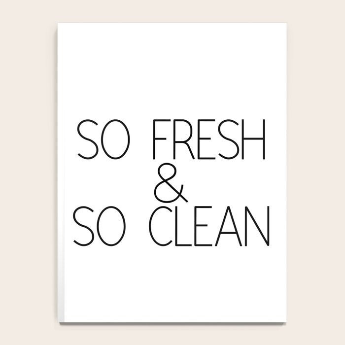 So Fresh & So Clean Notebook Gallery Image 4