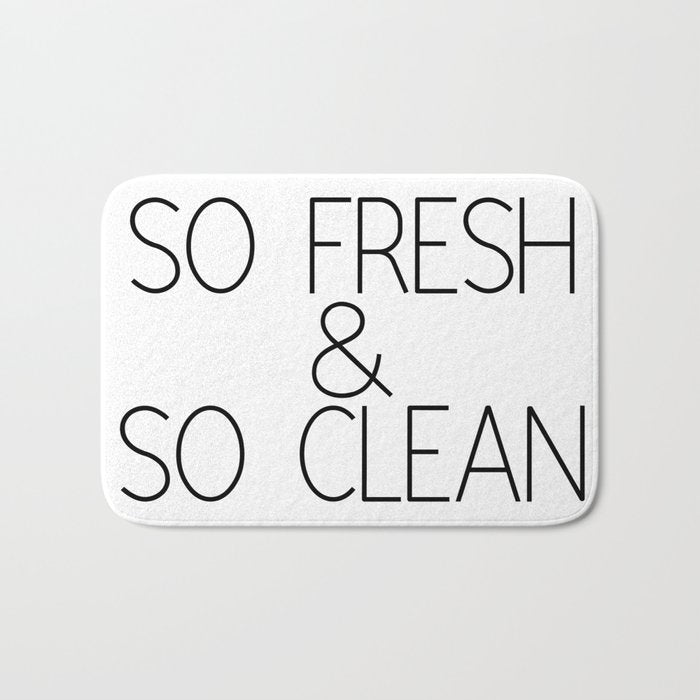 So Fresh & So Clean Bath Mat Gallery Image 1