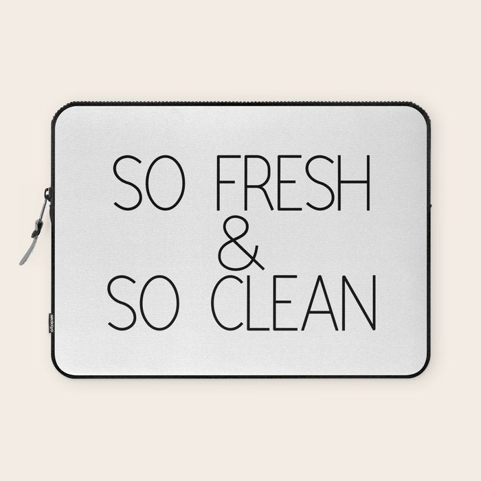 So Fresh & So Clean Laptop Sleeve Gallery Image 1