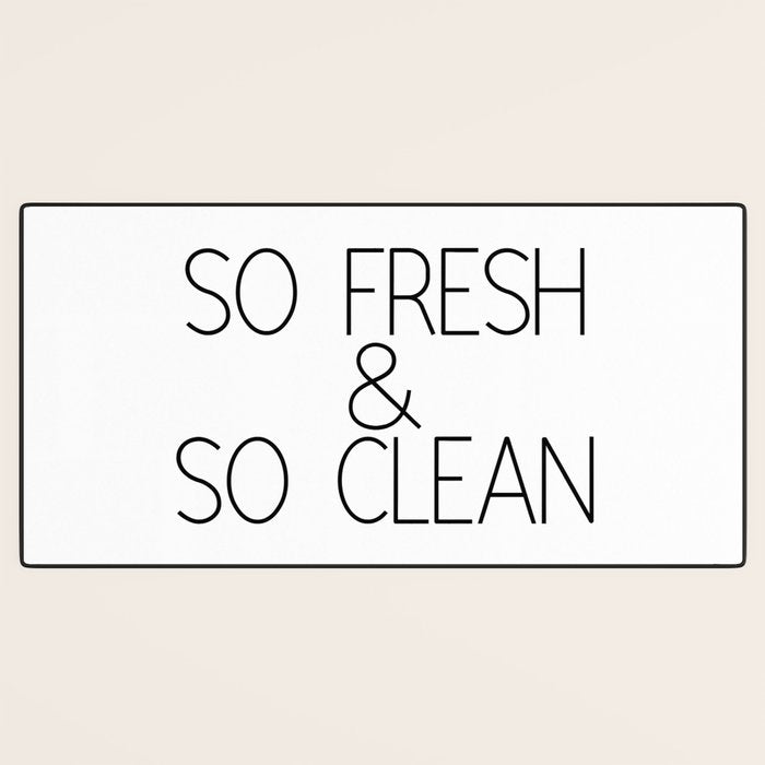 So Fresh & So Clean Desk Mat Gallery Image 3