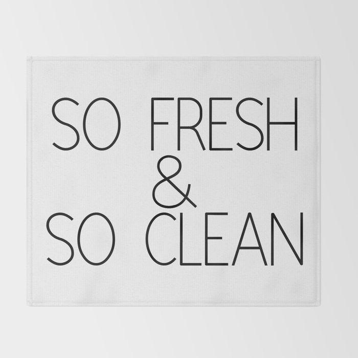 So Fresh & So Clean Throw Blanket Gallery Image 2