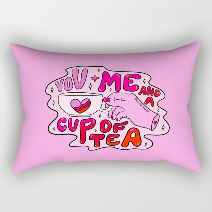 You + Me Rectangular Pillow Gallery Image 2