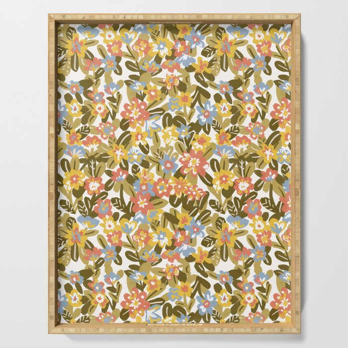 Garden Print Serving Tray Gallery Image 1