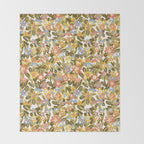 Garden Print Throw Blanket Gallery Image 2