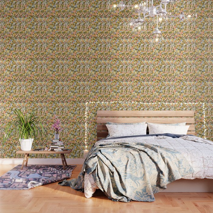 Garden Print Wallpaper Gallery Image 1