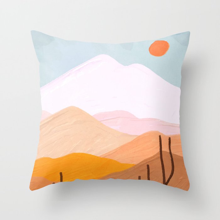 Abstract Landscape III  Throw Pillow Gallery Image 6