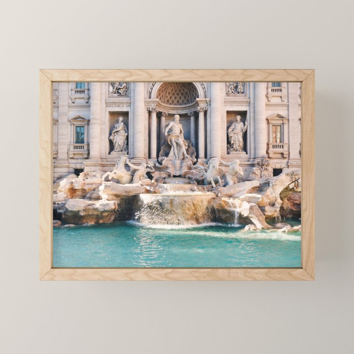 Trevi Fountain, Rome, Italy Mini Art Print Gallery Image 1