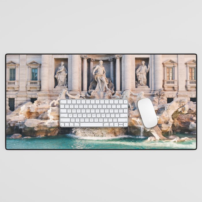 Trevi Fountain, Rome, Italy Desk Mat Gallery Image 1