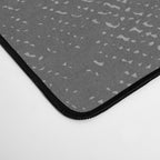 Half Circle 3 - Grey Texture Desk Mat Gallery Image 4