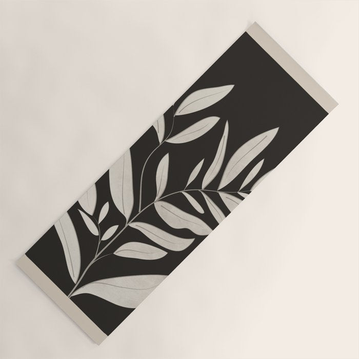 Minimalist plants and leaves Art 3 Yoga Mat Gallery Image 1