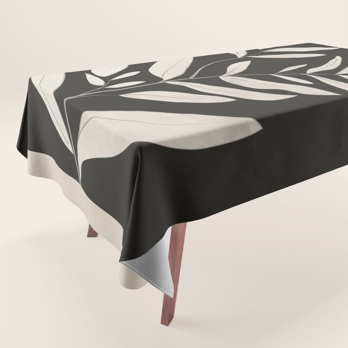 Minimalist plants and leaves Art 3 Tablecloth Gallery Image 1