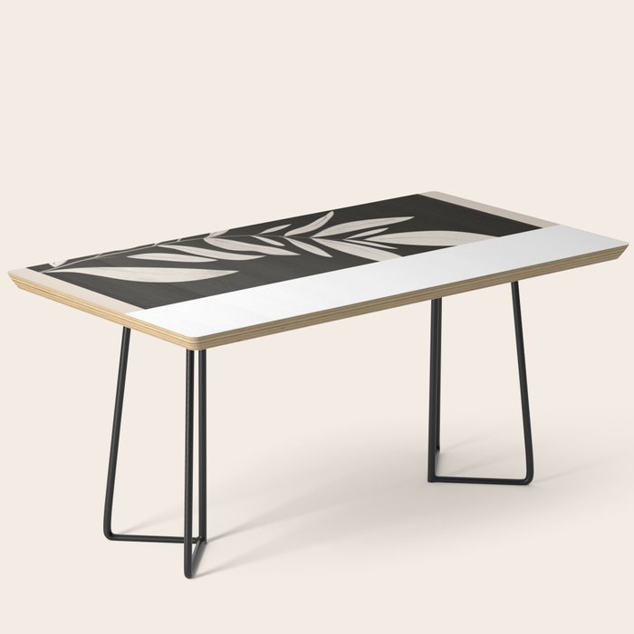 Minimalist plants and leaves Art 3 Coffee Table Gallery Image 1