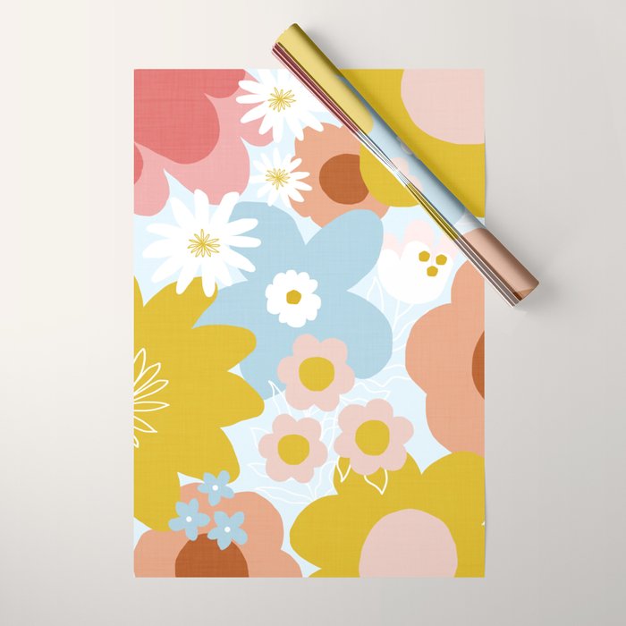 Bohemian bloom Wrapping Paper Gallery Image 1