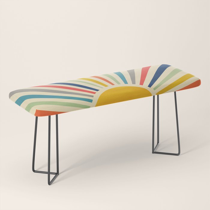 Sun Retro Art III Bench Gallery Image 1