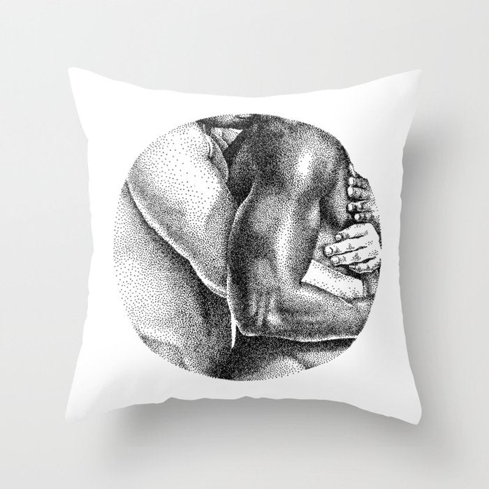 Embrace NOODDOODs Throw Pillow Gallery Image 6