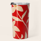 Abstract Minimal Flowers 30 Travel Mug Gallery Image 3