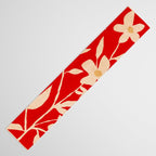 Abstract Minimal Flowers 30 Table Runner Gallery Image 3