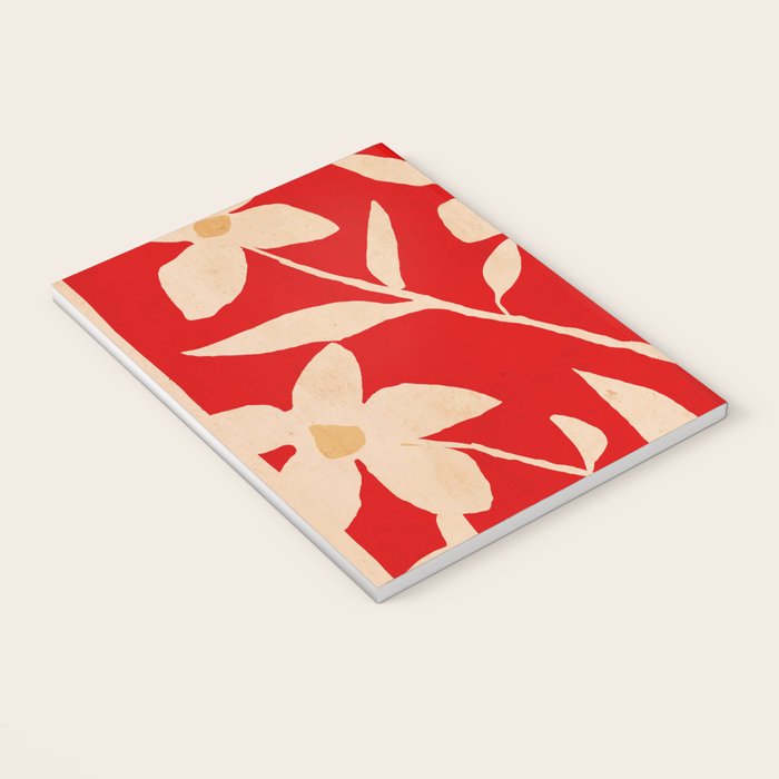 Abstract Minimal Flowers 30 Notebook Gallery Image 3