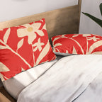 Abstract Minimal Flowers 30 Pillow Sham Gallery Image 2