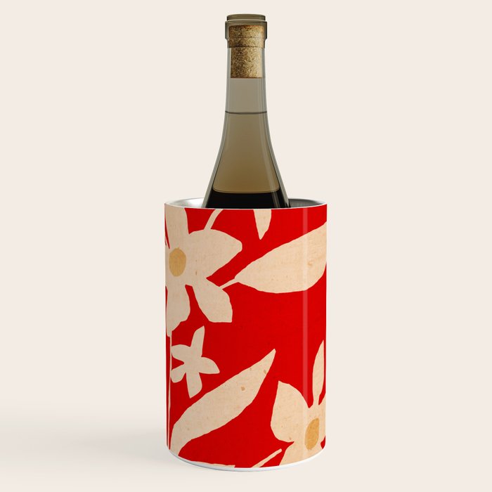 Abstract Minimal Flowers 30 Wine Chiller Gallery Image 3