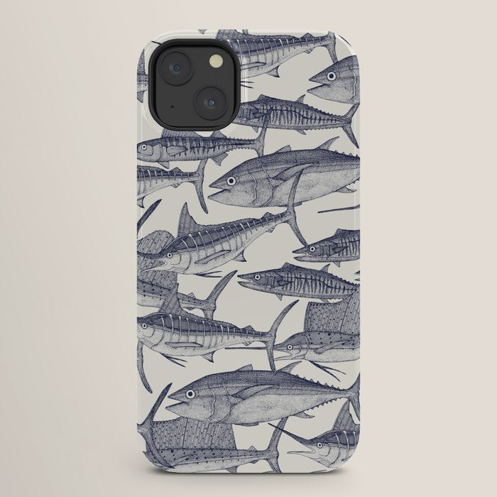 Atlantic fish blue iPhone Case Gallery Image 26