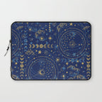 Pattern mystic celestial dark A Laptop Sleeve Gallery Image 1
