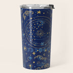 Pattern mystic celestial dark A Travel Mug Gallery Image 2