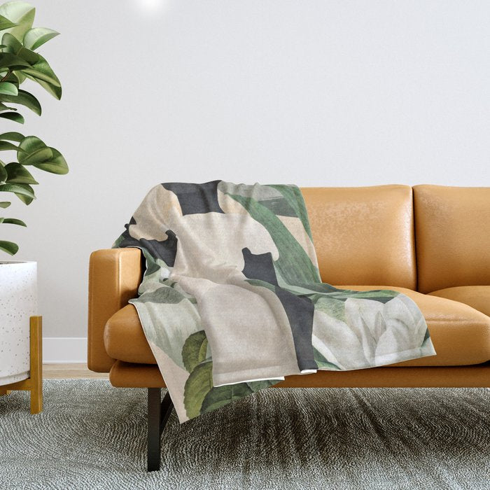 Tropical Girl 20 Throw Blanket Gallery Image 1