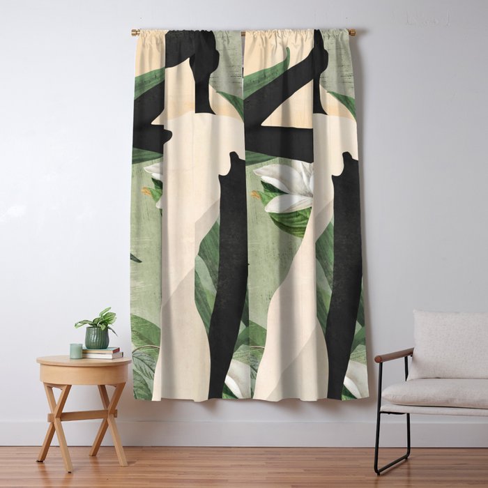 Tropical Girl 20 Window Curtain Gallery Image 5