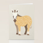 Whimsical Zebra Stationery Card Gallery Image 2