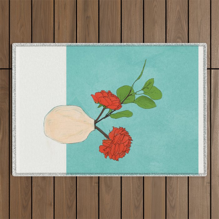 Thought of you Blue Outdoor Rug Gallery Image 1