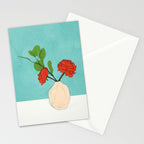 Thought of you Blue Stationery Card Gallery Image 2