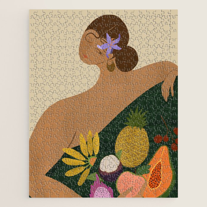 Fruits for Sale Jigsaw Puzzle Gallery Image 1