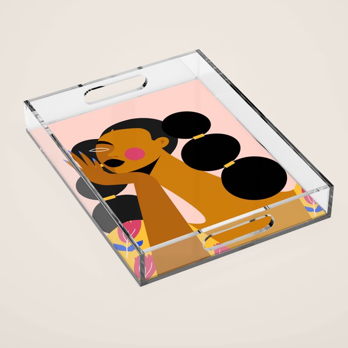 Bubble Braids Acrylic Tray Gallery Image 1
