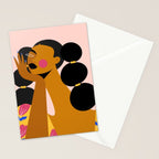 Bubble Braids Stationery Card Gallery Image 2