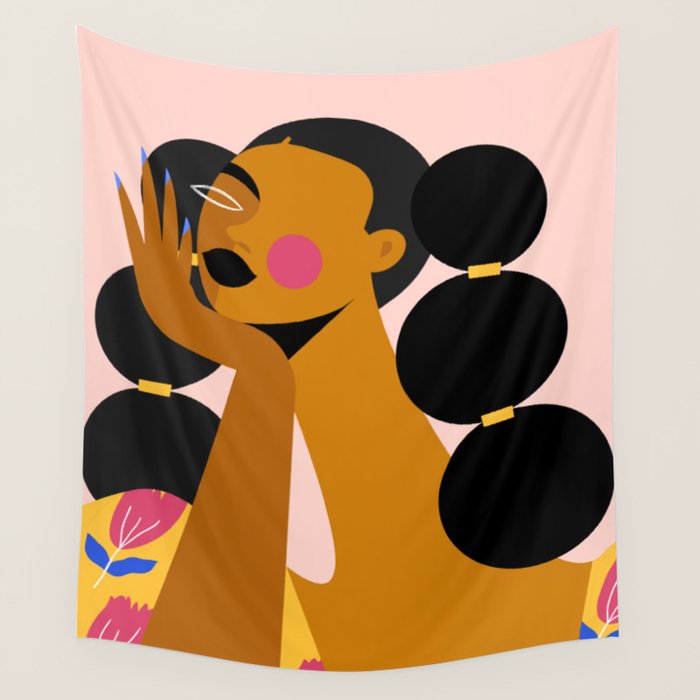 Bubble Braids Wall Tapestry Gallery Image 1