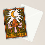 18. Moon Tarot Mushroom Stationery Card Gallery Image 2