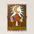 18. Moon Tarot Mushroom Stationery Card Gallery Image 2