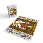 18. Moon Tarot Mushroom Jigsaw Puzzle Gallery Image 2
