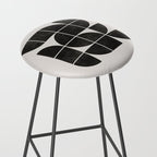 Mid-Century Modern No.35 - Woodblock Print Stool Gallery Image 2