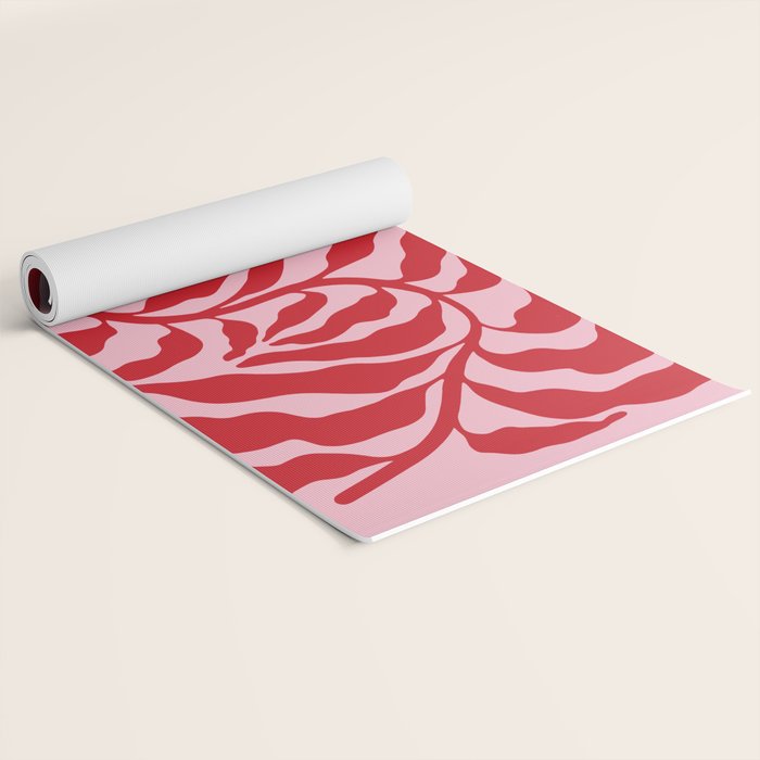 Wild Ferns: Wine Edition Yoga Mat Gallery Image 2