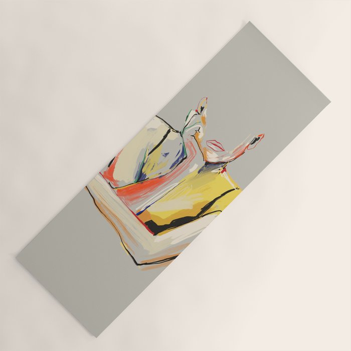 Minimal Abstract Woman 3 Yoga Mat Gallery Image 1