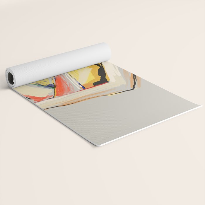 Minimal Abstract Woman 3 Yoga Mat Gallery Image 2